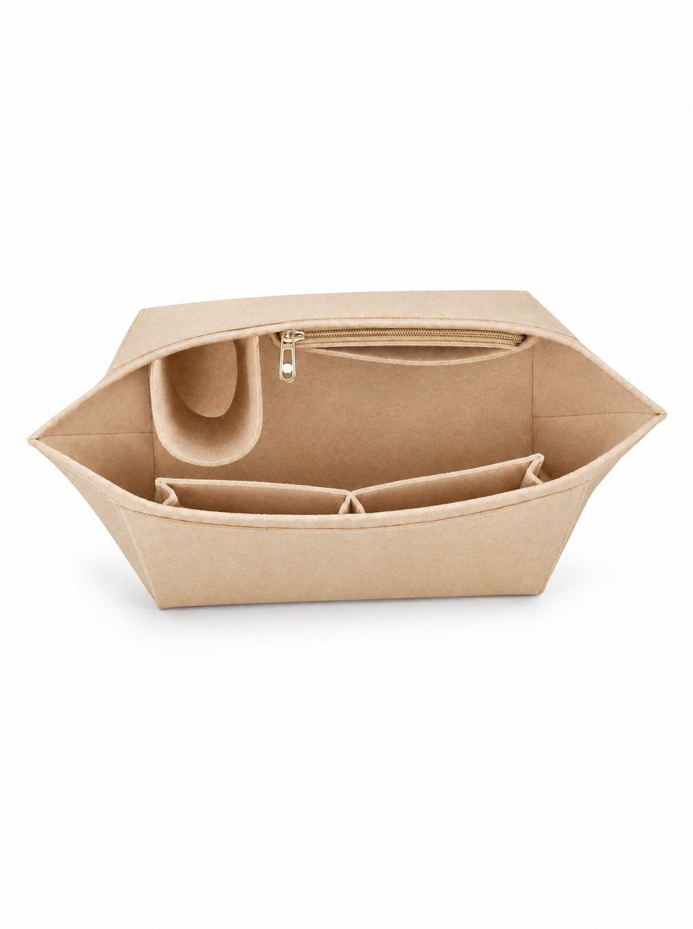 Organizador de Bolso Vera – Beige (fondo blanco)
