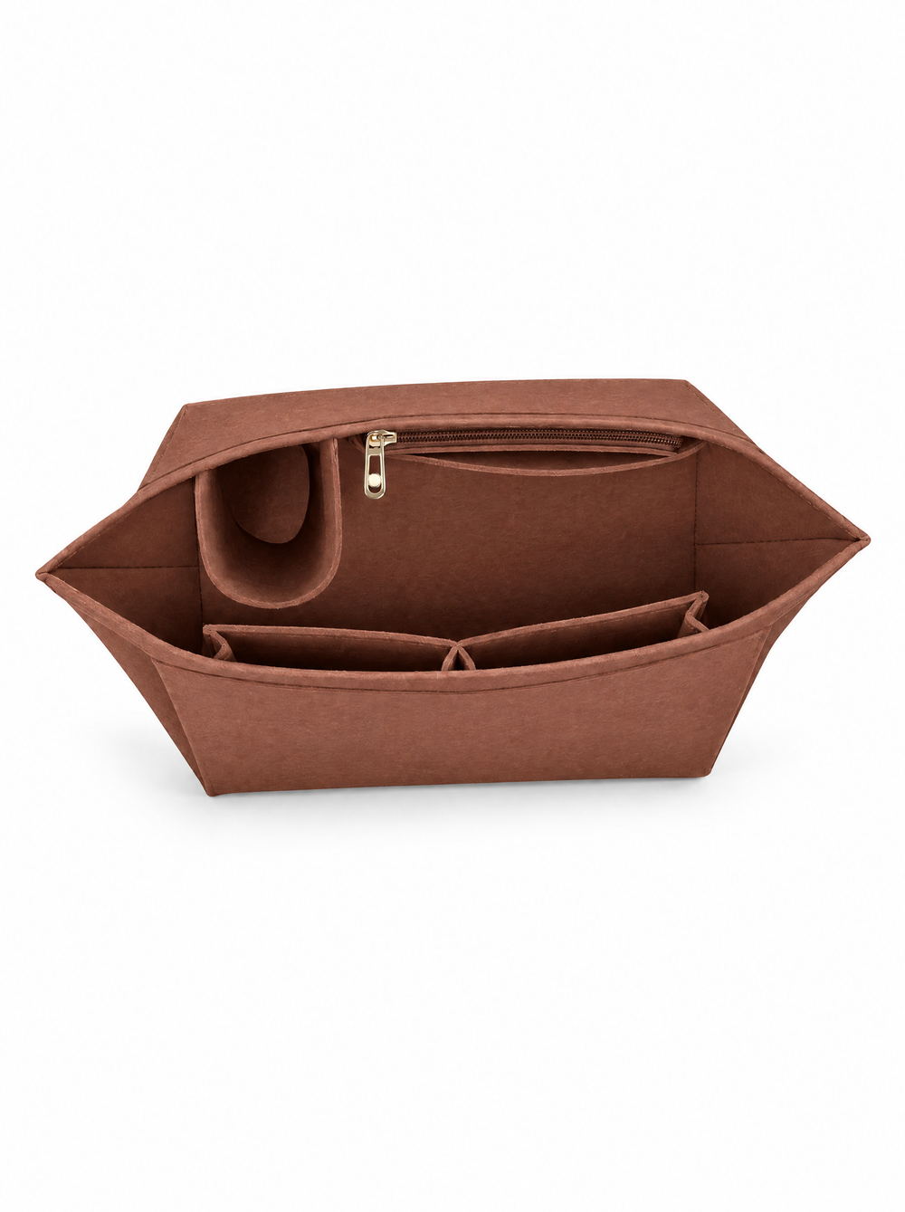 Organizador de Bolso Vera – Marrón (fondo blanco)