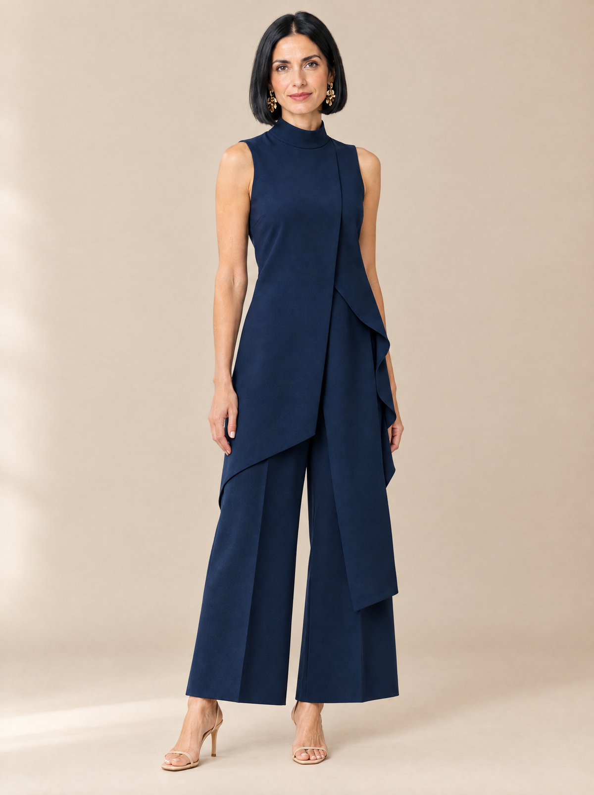 Mono Chic de Cuello Alto Sofía – Azul marino