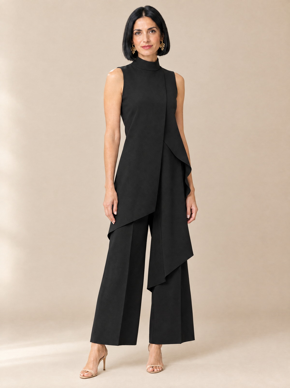 Mono Chic de Cuello Alto Sofía – Negro