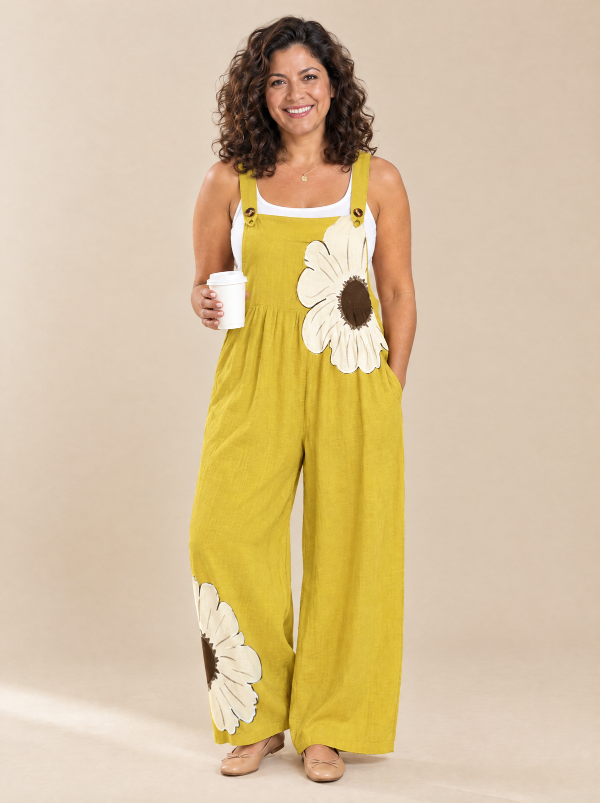 Mono Estampado Cómodo Paula – Amarillo