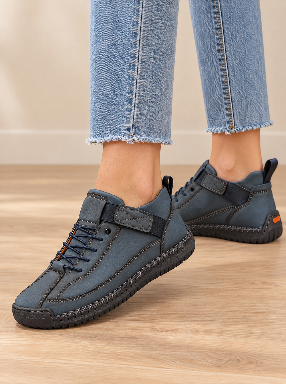 Zapatillas Confort Slip-On Maite – Negro