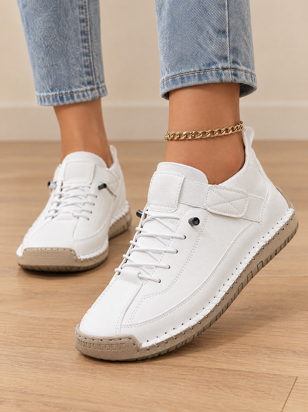 Zapatillas Confort Slip-On Maite – Blanco