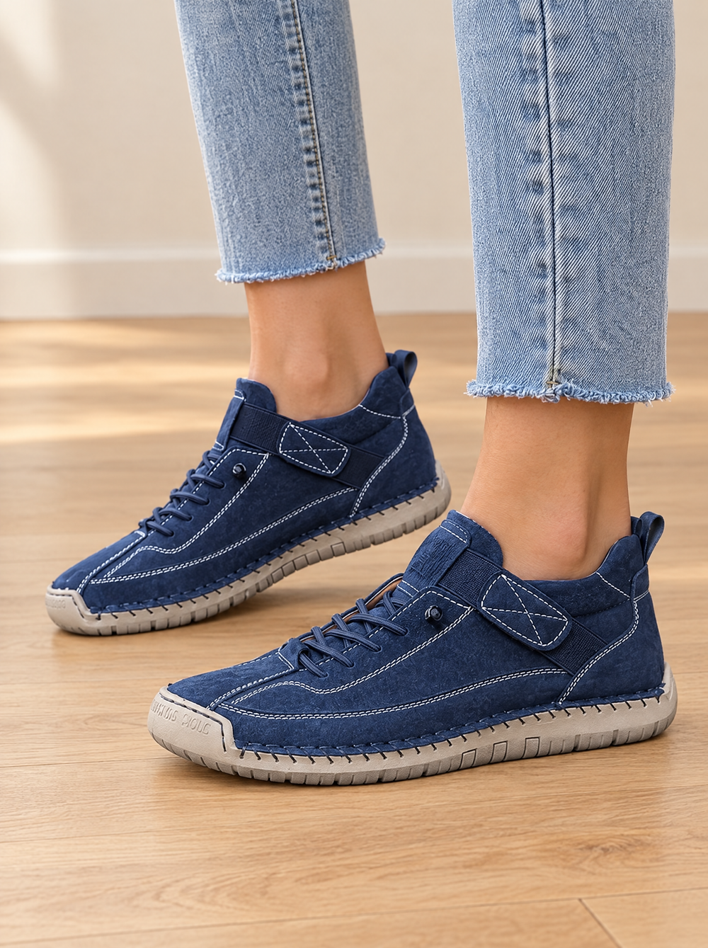 Zapatillas Confort Slip-On Maite – Azul