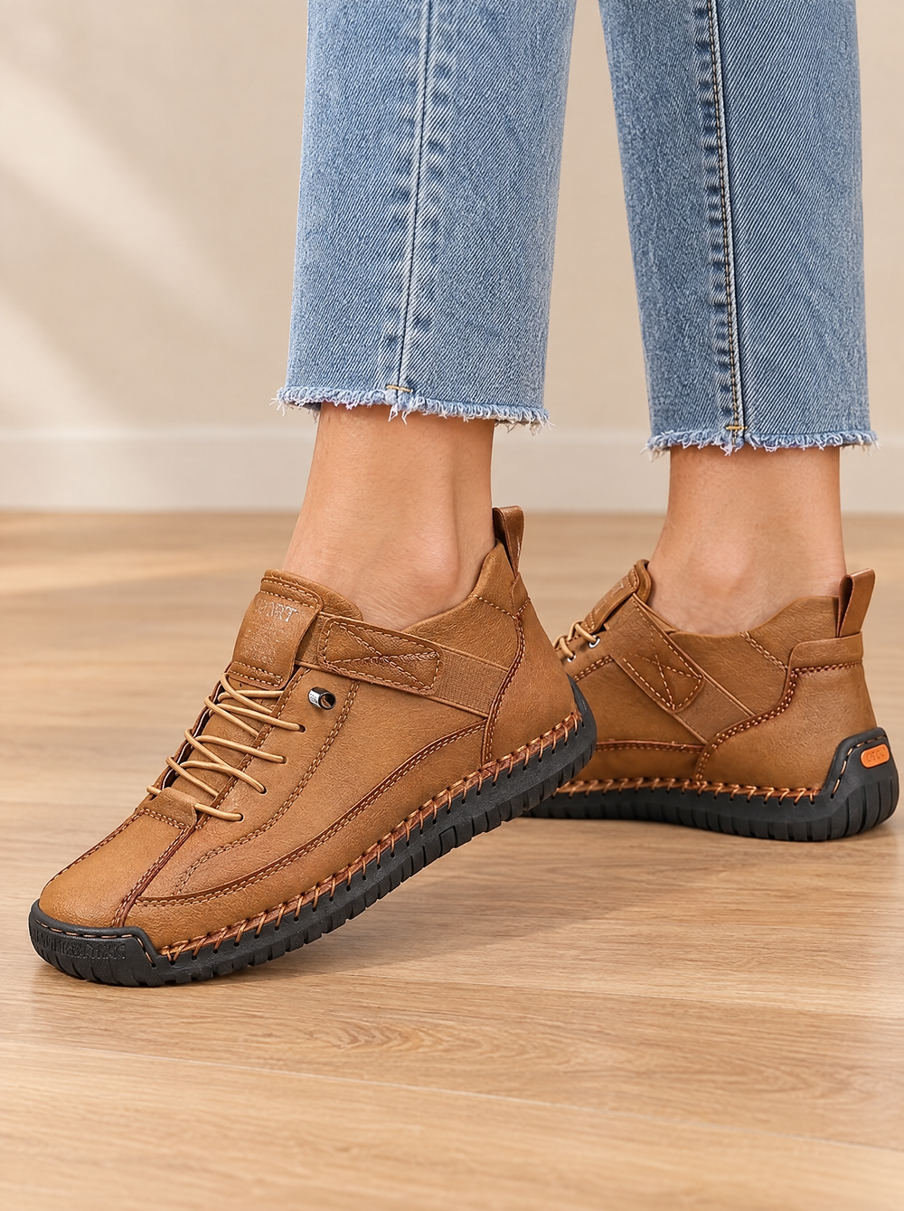 Zapatillas Confort Slip-On Maite – Camel